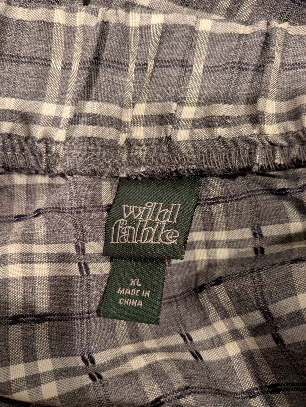 wild fable Gray Plaid Tiered Maxi Skirt - XL - Picture 2 of 7